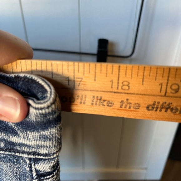 Flying Monkey Blue Skinny Jeans with Vintage Acid Wash - Picture 7 of 10